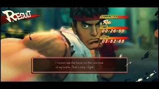 Street Fighter IV: Champion Edition Ryu playthrough (Hard mode)