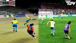 Finesse Shots From FIFA 94 to FC 24