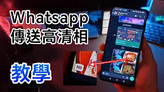 [教學] 如何在 Whatsapp 傳送高清相片？👍🏻 2023 iOS /Android /HarmonyOS