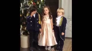 Дети Филиппа Киркорова и сын Яны Рудсковской на съемках новогодней фотосессии