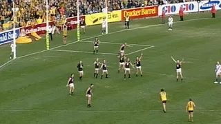 Dixon wins the game after the siren | Hawks v Blues, 2001 | Classic Last Two Mins | AFL