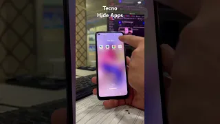How to hide apps in Tecno