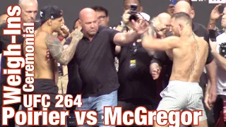 UFC 264 Ceremonial Weigh-Ins: Poirier vs McGregor 3