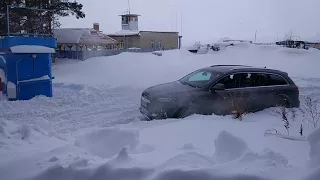 18.01.2018 Audi Q7 winter snow offroad. Part 4