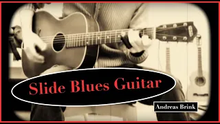OPEN G SLIDE BLUES on a Vintage Parlor Guitar (Tonix)