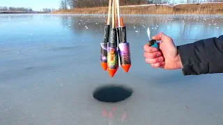 Experiment: XXL Rockets Under Ice