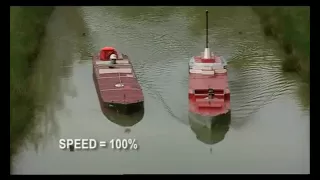 Failed overtaking of another ship in a canal - Port Revel Shiphandling