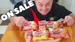 Ginsters Pasties On Sale at Supermarkets