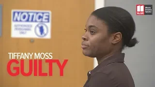 Tiffany Moss found guilty on all counts in death of stepdaughter