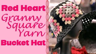 Granny Square Bucket Hat by HodgePodge Crochet