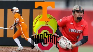 NCAA Softball Highlights: Tennessee vs Ohio State (March 10, 2024)