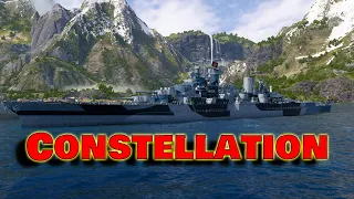 Meet The Constellation! Tier 7 American Battleship (World of Warships Legends)