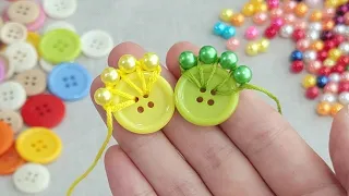 I made 50 in one day and Sold them all! Super genius idea with embroidery thread and button