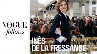 24h avec Inès de la Fressange pendant la Fashion Week | Vogue Paris