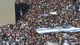 Thousands of Argentina fans await victory parade in Buenos Aires | AFP