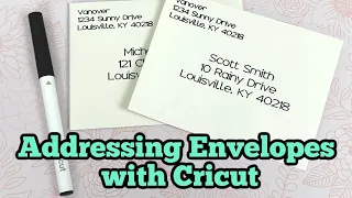 How to Address Envelopes with Cricut Maker Tutorial | Addressing Envelopes with Cricut Pens