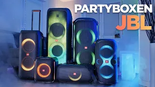 JBL Partybox Battle / Which Partybox is the BEST?