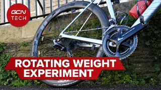 Why Rotating Wheel Weight Doesn't Matter: A Real World Cycling Experiment