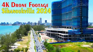 4K Droone Footage Beautifull Beach Sihanoukville Cambodia 2024 Update
