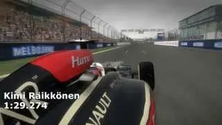 F1 2012 Australia Kimi Räikkönen [F1 Game]