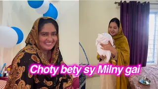 Choty bety sy Milny gyi | kousar ki Ami chali gyi | sitara yaseen vlog