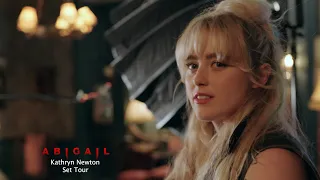 🩸Take a BTS Tour of the ABIGAIL set with Kathryn Newton 🩸