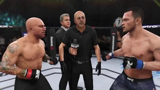 Joe Rogan vs. Colby Covington (EA Sports UFC 3) - CPU vs. CPU - Crazy UFC 👊🤪