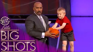 Titus Surprises Steve Harvey With Incredible Trick Shots