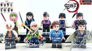 New Lego Demon Slayer Kimetsu No Yaiba Minifigures Unofficial By WM BLOCKS WM6137 #demonslayer