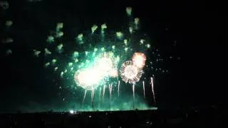 2013こうのす花火4尺玉3尺玉含む鳳凰乱舞 Konosu fireworks largest shell