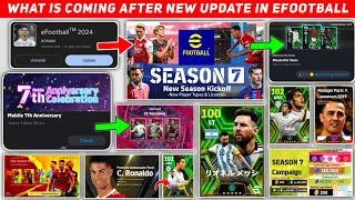 Upcoming eFootball Season 7 Update | V3.6.0 Update Manager Packs, New Campaign | eFootball 2024