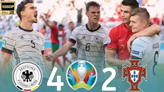 مباراة دراماتيكية | ملخص المانيا والبرتغال 4×2 | يورو 2020 | جنون خليل البلوشي FULL HD.