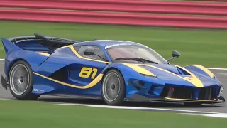 Ferrari FXX K EVO PURE SOUND, ACCELERATIONS & DOWNSHIFTS!