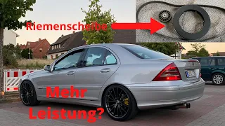 Kompressor Kit| Pulley| Motor Tuning| Soundcheck| Zeiten messen| Mercedes Benz| C Klasse| Louis W203