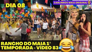 COMEÇOU O ARRAIÁ DO MAIA | MUITA COMIDA E MUITA DANÇA, VANESSA CANTOU 😂😂 | CARLINHOS MAIA 🌻