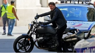 Mission Impossible 6, With Tom CRUISE, shooting in Paris.