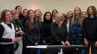 “Silent Night” in Belarusian, Ukrainian and Lithuanian (performed by EHU students)