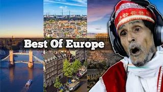 Villagers React To 10 Beautiful European Cities ! Tribal People React To Beautiful Europe