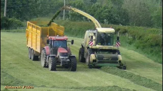 Silaging with the Krone BigX Sides of the Towy Valley.