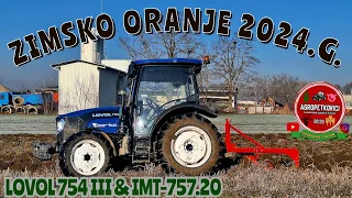 Zimsko oranje 2024! Lovol 754 & IMT-757.20