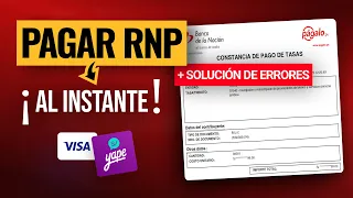 (ACTUALIZADO) Cómo pagar el RNP por Págalo.pe - YAPE o Tarjeta - para inscribirse al instante.