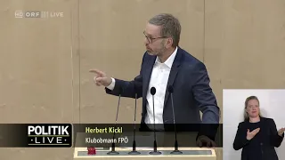 Herbert Kickl - Möglicher Kriminalfall "Sebastian Kurz" - 17.5.2021