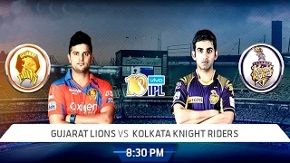 Vivo IPL 2017 | Kolkata Knight Riders vs Gujarat Lions | 7 April 2017