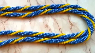 Harness for 4 beads with your own hands with a scheme. Beading for the very beginners