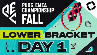 PUBG EMEA Championship: Fall // Lower Bracket - Day 1