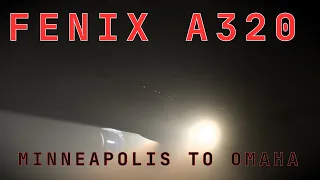 MSFS in 4K ✈️ | Messing up another landing in the Fenix A320 | KMSP to KOMA on VATSIM