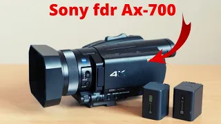 Sony FDR Ax-700 | GRABA EN 4K