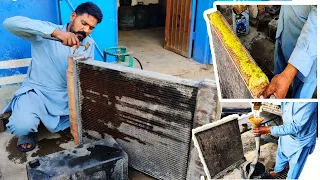 Clean a Radiator Step By Step Full Process || How to Clean a Radiator || Restoration of a Radiator