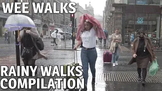 Rainy Walks Compilation | Glasgow, Scotland