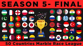 50 Marbles Race League | SEASON 5 DAY FINAL | Algodoo